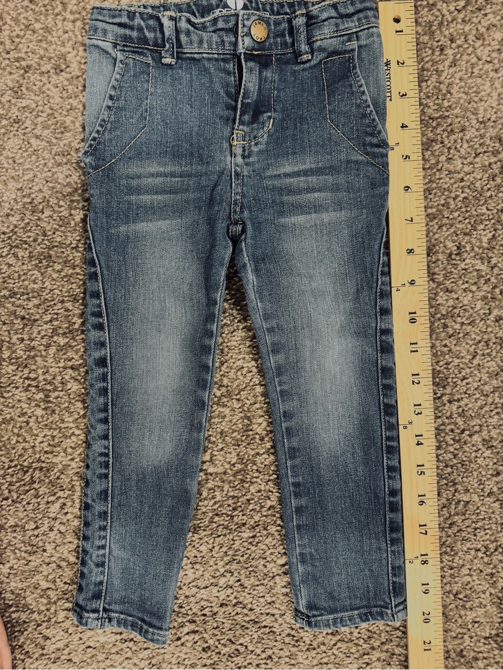 PREMIUM Kids Blue Denim Jeans - Classic Indigo 3T